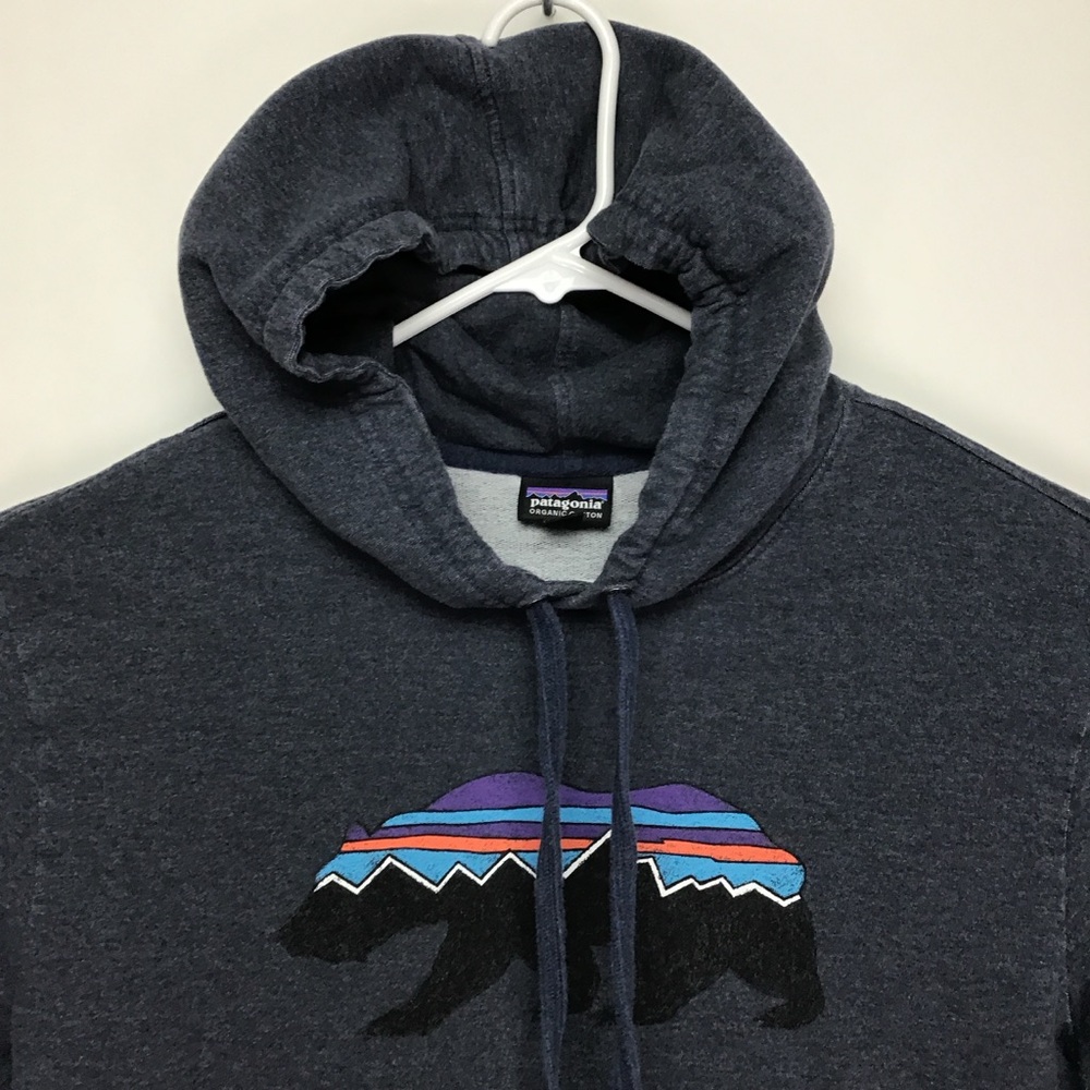 Patagonia Organic Cotton mens long sleeve sweatshirt hoodie small - Picture 2 of 10